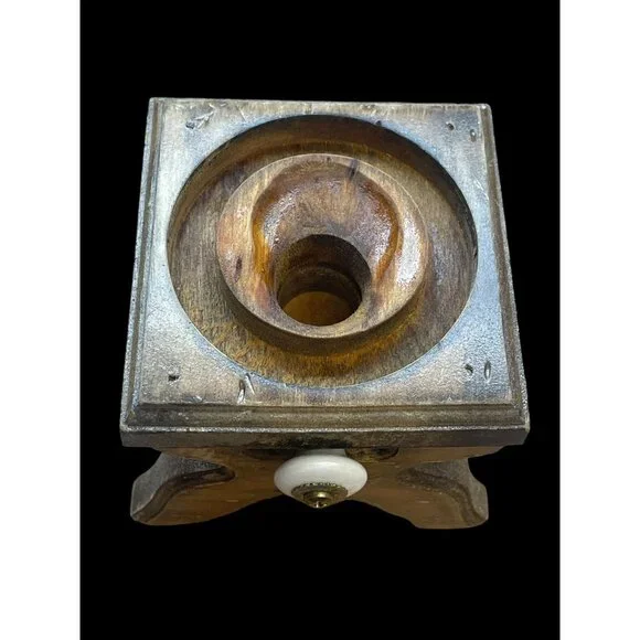 Vintage The Great American Wooden 5¢ Nut Dispenser Machine
